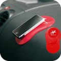 PENTAGRAM Gecko Dashboard Pad (G1503-04S) - Classic Shape - Red/Blue